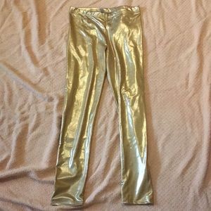 ZEF Bling Gold Leggings!